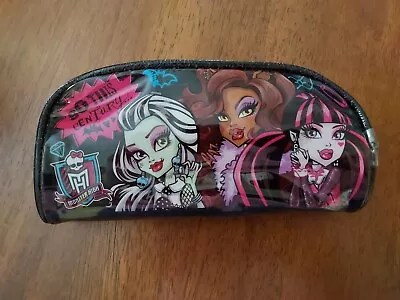 £5.90 • Buy 2014 Monster High Vinyl Pencil/Pen School Case Pouch W/Zipper Draculaura Black