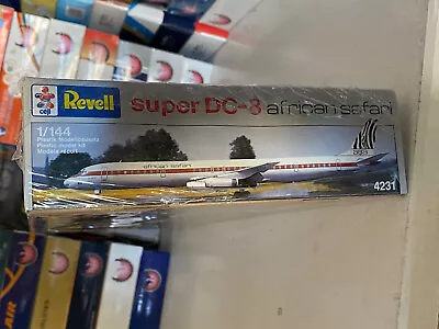 Revell African Safari McDonnell Douglas DC-8-63 4231 1984 New In Shrink Wrap • $67.99