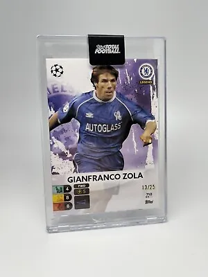 £46.34 • Buy 2022-2023 Topps Total Football - GIANFRANCO ZOLA #710 / Chelsea /25 Legend PR:13