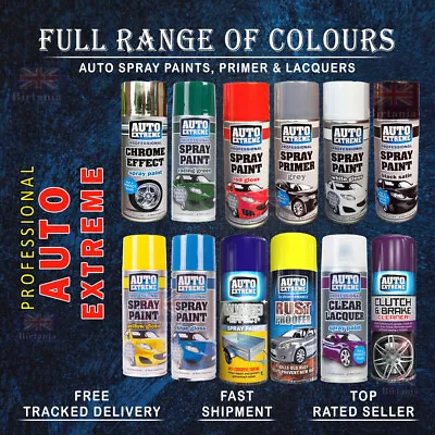 £6.14 • Buy All Purpose Spray Paint Aerosol Auto Car Van Bike Matt Gloss Metal Wood - A1