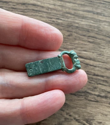 £18 • Buy Medieval. 14th Century. Bronze Buckle And Strap-end.