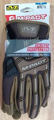 Mechanix M-Pact Impact Gloves Brown M Mechanix *Touchscreen Capable* • $27.95