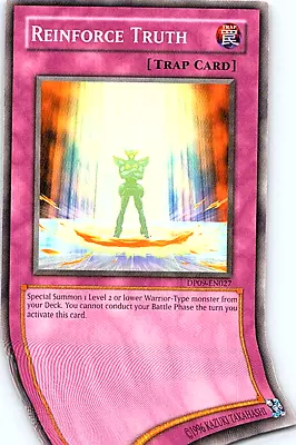 Reinforce Truth DP09-EN027 Yu-Gi-Oh! Card Heavy Play Unlimited  • $0.99