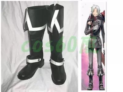 D.Gray-man Allen Walker Black Cosplay Boots Shoes S008 • $53.33