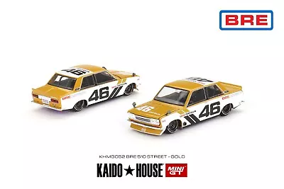 MINI GT X KaidoHouse 1:64 Datsun 510 Pro Street BRE V3 Gold Factory Sealed • $27.99