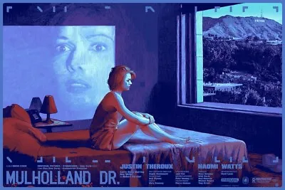 Mulholland Drive Variant By Krzysztof Domaradzki Ltd /101 Print Poster Art Mondo • $375