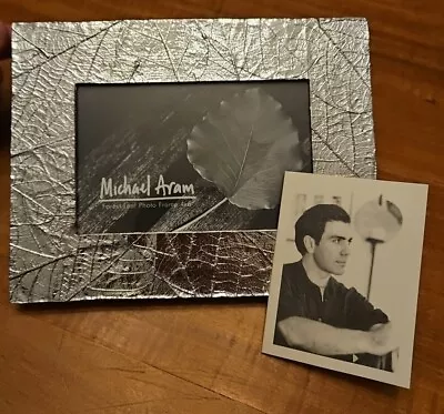 NEW RARE Michael Aram Forest Leaf 4  X 6  Photo Frame 112225 - Silver • $59