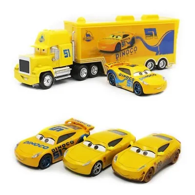 Disney Toy Cars Miss Fritter NO.51 DiNOco Cruz Ramirez Truck 1:55 Diecast Car • $22.26