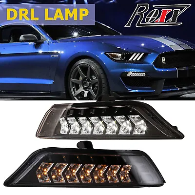 For 2015 2016 2017 Ford Mustang Sequential Turn Signal Lights LED DRL Dynamic • $134.99