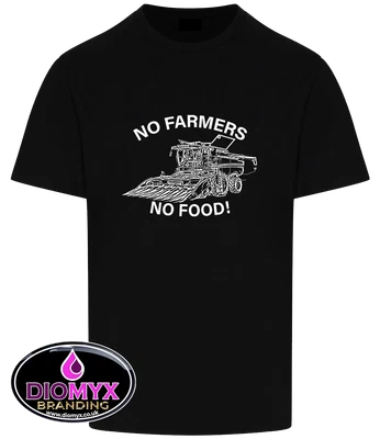 £20 • Buy JOHN DEERE COMBINE 'NO FARMERS - NO FOOD' T Shirt - Up To 6XL - FREE POSTAGE