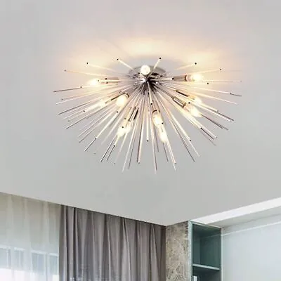 £169 • Buy Sputnik Firework Ceiling Chandelier 12-Light Modern Semi Bedroom Ceiling Light