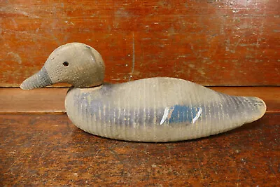 Vintage 1930s Victor Mallard Drake Wood Duck Decoy - Factory Stamped Glass Eyes • $49.95