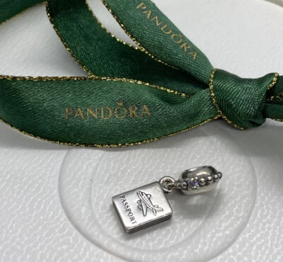 $36.50 • Buy Pandora Passport Holiday Travel Dangle Charm 791147 Retired Authentic Ale 925