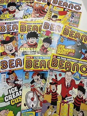 11 X BEANO COMICS  2018 Bundle / Job Lot - Dennis The Menace  / Minnie The Minx • £13.99