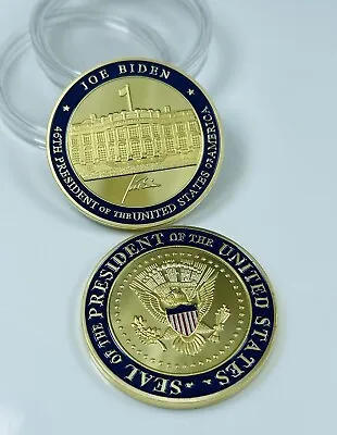 United States Of America 46th President Joe Biden Challenge Coin - White House • £9.49
