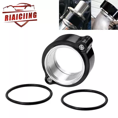 $17.99 • Buy 3.5'' 90mm Aluminum Clamp Intake V-band Clamp Intercooler Pipes With Flange Kit