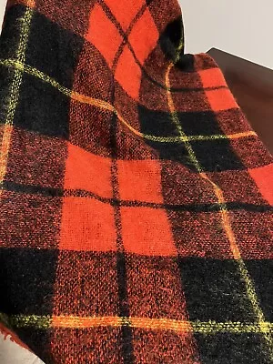 Creagaran Mills Blanket Mohair Vintage Scotland Plaid Throw Cottagecore • $75