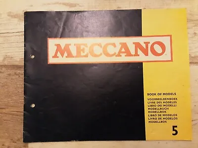 Meccano 1970s Book Of Models #5 Instructions 2nd Impression • £4.75