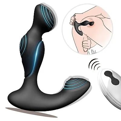 Male-Prostate-Massager-Stimulator-Vibrate-Anal-Butt-Plug-Vibrator-Sex-Toys-Men • $19.99