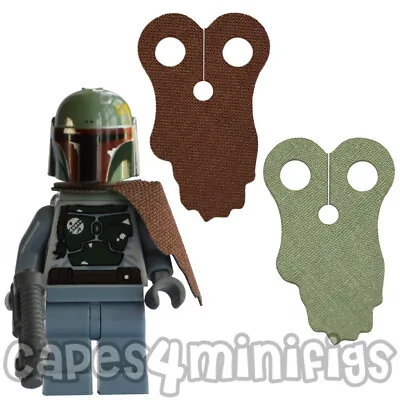 2 CUSTOM Boba Fett Capes For Your Lego Starwars Minifigure / Minifig - CAPE ONLY • $4.71