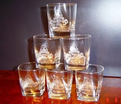 JACK DANIELS WHISKEY 150th BIRTHDAY ANNIVERSARY GLASS TUMBLER NEW RARE SET OF 6 • $43.95