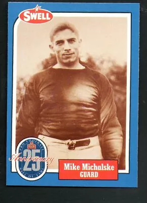 1988 Swell HALL OF FAME Football Greats-Mike Michalske-Green Bay Packers Nmt • $8