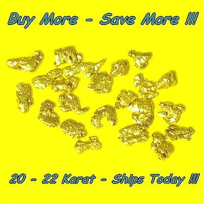 .285 Gram Alaskan Gold Nuggets Placer Flake Fines Real Alaska Natural 18k 20k • $26.28