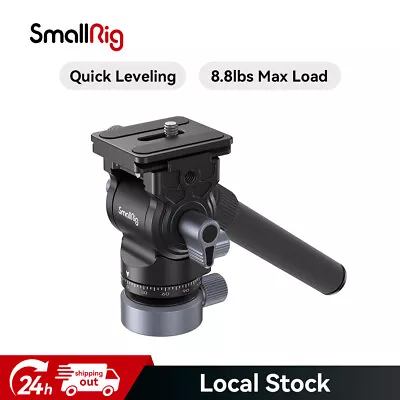 SmallRig Tripod Fluid Video Head With Leveling Base Load Up To 8.8lb/4kg • $99.90