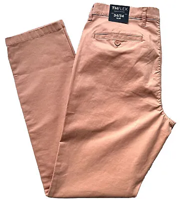 Tommy Hilfiger Men's Slim Fit Stretch Chino Pants Nude Pink • $30.39