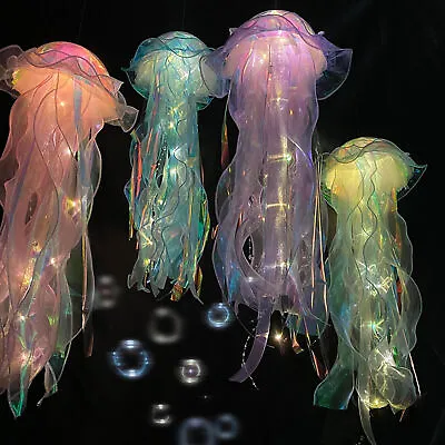 DIY Jellyfish Lamp Lantern Mermaid Parti Jellyfish Light Lantern Decor • $5.99