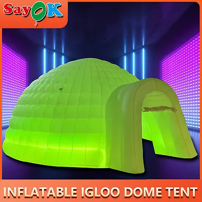 20ft Inflatable Igloo Dome Tent With LED Lights For Outdoor Advertising Event • £829