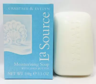 CRABTREE & EVELYN La Source Moisturising Soap With Shea Butter 100g @ BNIB • £29.95