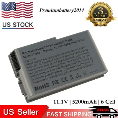 Battery For Dell Latitude D500 D505 D510 D520 D600 D610 500m 510m 600m C1295 US • $16.98