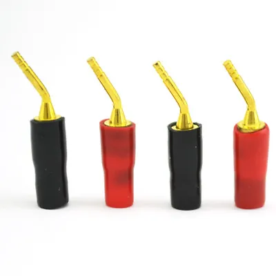 8pcs Pure Copper Gold Plated Banana Plug HIFI Speaker Cable Connector 2mm Pin • $5.99