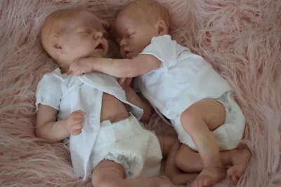 18inch Silicone Body Twins Reborn Doll Realistic Lifelike Soft Baby Boy Girl • $109.99