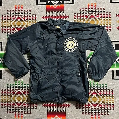 Vintage FDNY New York Fire Rescue Windbreaker Jacket 80s USA Men’s Small B4 • $29.66