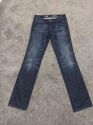 Levi's Demi Curve San Francisco Jeans W 28 Blue Denim  L 34 Straight Leg • £17.99