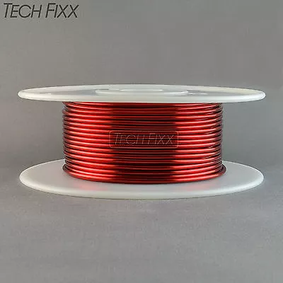 Magnet Wire 12 Gauge AWG Enameled Copper 100 Feet Coil Winding Heavy Build Red • $50.25