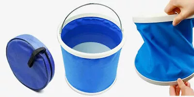 Collapsible Bucket SPACE SAVING 9L Camping Caravan BOAT JAYCO Accessories PARTS • $16