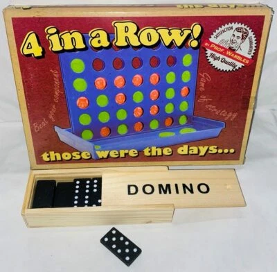 £7.50 • Buy 4 In A Row And Dominos Children's Games Bundle