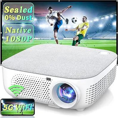 $218.79 • Buy HD 1080P Projector WiFi Wireless Bluetooth Android Home Movie Theater HDMI USB