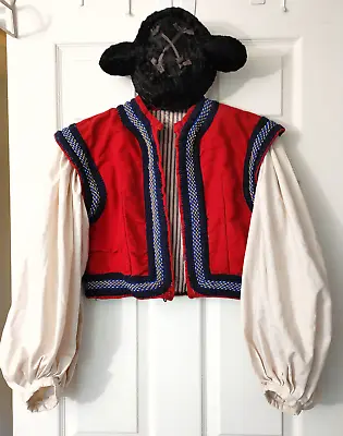 VNTG Authentic Albanian Folk Balero Costume With Authentic Matadore Hat Costume • $49.95