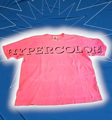 Vintage 90s Hypercolor Color Changing Generra T Shirt Large Size L Made USA Rare • $100