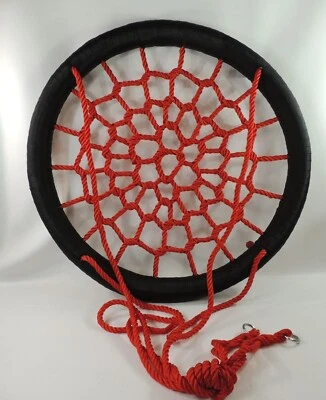 $89.99 • Buy Extra Large Red Netting & Black Nylon Orbit Swing By Gorilla Playsets Swing Set 
