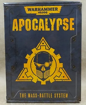 Warhammer 40k APOCALYPSE The Mass-Battle System UNPUNCHED + Extra Cards 04454 • £49.99