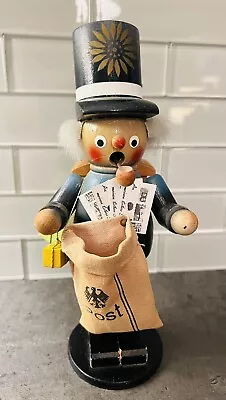 Vtg Steinbach Urafent Volkskunst Postman Mailman Smoker Figurine • $20