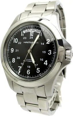 Hamilton Khaki King Men's Black Watch - H644550 • £400