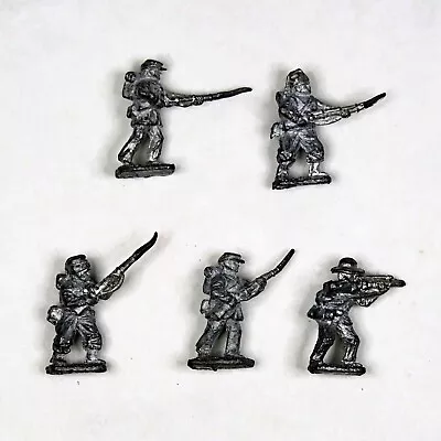 Vintage 1979 Miniature 16mm Metal Soldiers Lot Of 5 Civil War Figures Minis 1126 • $19.76