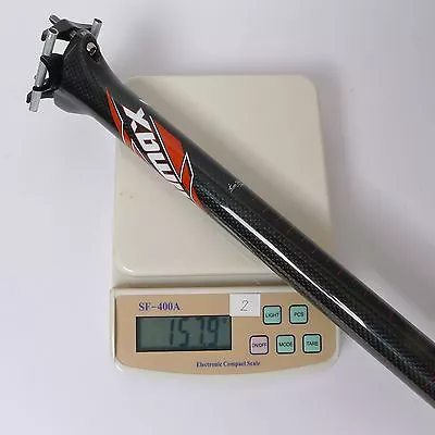 158g31.6x400mm Climax SP05B 3K Carbon SeatPost Road/mtb Ti Bolt Hardware Black • $99.85