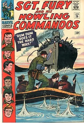 Sgt. Fury   # 26     VERY FINE+     Jan. 1966     STAN LEE Story    Ayers Hubbe • $70